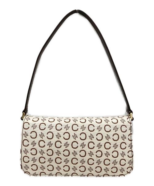 CELINE（セリーヌ）CELINE (セリーヌ) Cマカダムワンショルダーバッグ ホワイトの古着・服飾アイテム