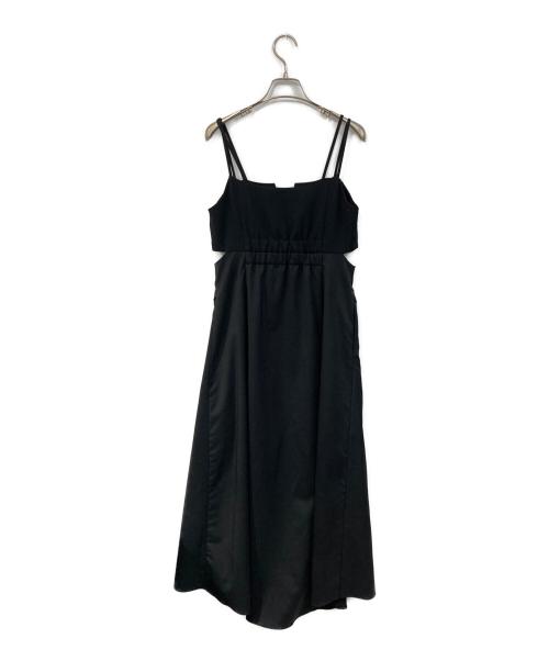 UNITED TOKYO（ユナイテッドトーキョー）UNITED TOKYO (ユナイテッドトーキョー) サイドスリットキャミワンピース ブラック サイズ:SIZE 2の古着・服飾アイテム