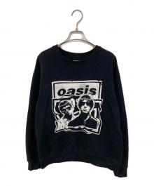 oasis（オアシス）の古着「プリントスウェット」｜ブラック