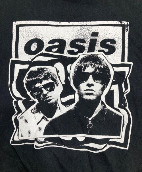 oasis（オアシス）oasis (オアシス) プリントスウェット ブラック サイズ:SIZE Mの古着・服飾アイテム