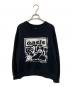 oasis（オアシス）の古着「プリントスウェット」｜ブラック