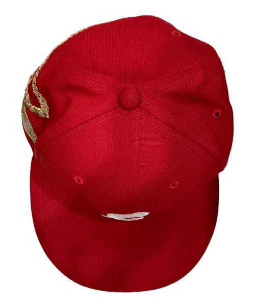 SUPREME（シュプリーム）SUPREME (シュプリーム) New Era (ニューエラ) Jesus Piece S Logo レッド サイズ:7 1/4の古着・服飾アイテム