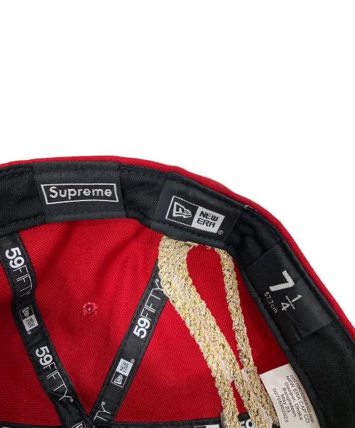 SUPREME（シュプリーム）SUPREME (シュプリーム) New Era (ニューエラ) Jesus Piece S Logo レッド サイズ:7 1/4の古着・服飾アイテム
