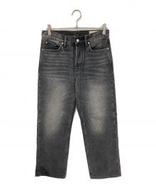 EVISU（エヴィス）の古着「Skull Embroidery Daicock Baggy Jeans」｜グレー