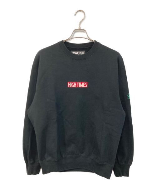 WACKO MARIA（ワコマリア）WACKO MARIA (ワコマリア) HEAVY WEIGHT CREW NECK SWEAT SHIRT/ヘビーウェイトクル―ネックスウェット ブラック サイズ:SIZE Mの古着・服飾アイテム