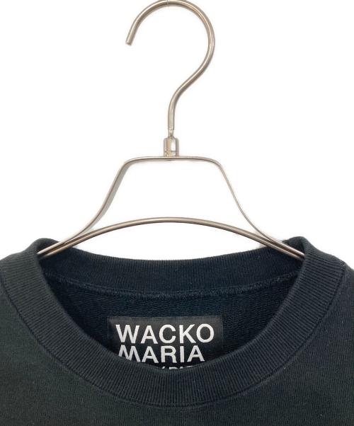 WACKO MARIA（ワコマリア）WACKO MARIA (ワコマリア) HEAVY WEIGHT CREW NECK SWEAT SHIRT/ヘビーウェイトクル―ネックスウェット ブラック サイズ:SIZE Mの古着・服飾アイテム