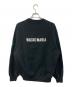 WACKO MARIA (ワコマリア) HEAVY WEIGHT CREW NECK SWEAT SHIRT/ヘビーウェイトクル―ネックスウェット ブラック サイズ:SIZE M：18000円