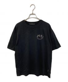 roarguns（ロアーガンズ）の古着「FACE T クリスタルクロスガンズ」｜ブラック