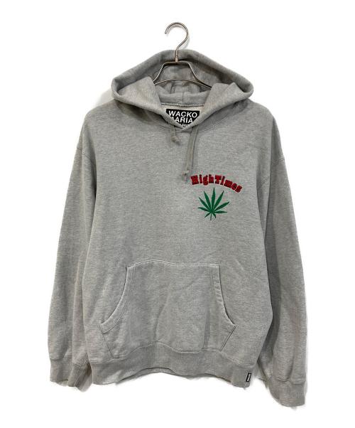 WACKO MARIA（ワコマリア）WACKO MARIA (ワコマリア) HIGH TIMES (ハイ タイムズ) HEAVY WEIGHT HOODED SWEAT SHIRT グレー サイズ:Ｍの古着・服飾アイテム
