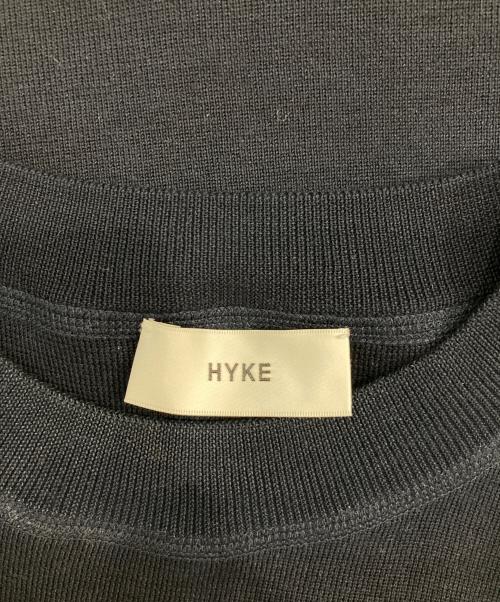 HYKE（ハイク）HYKE (ハイク) CROPPED TOP SWEATER ネイビー サイズ:FREEの古着・服飾アイテム