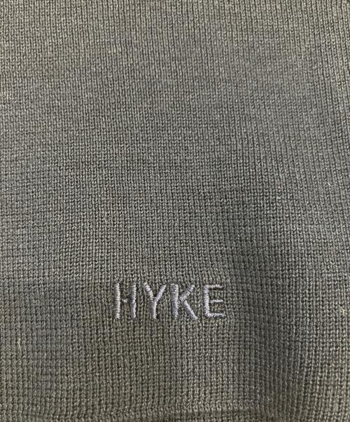 HYKE（ハイク）HYKE (ハイク) CROPPED TOP SWEATER ネイビー サイズ:FREEの古着・服飾アイテム