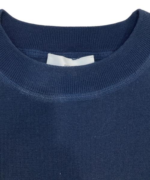 HYKE（ハイク）HYKE (ハイク) CROPPED TOP SWEATER ネイビー サイズ:FREEの古着・服飾アイテム