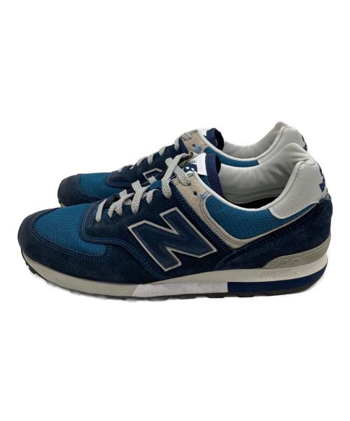NEW BALANCE（ニューバランス）NEW BALANCE (ニューバランス) ローカットスニーカー ネイビー×ブルー サイズ: 9 1/2の古着・服飾アイテム