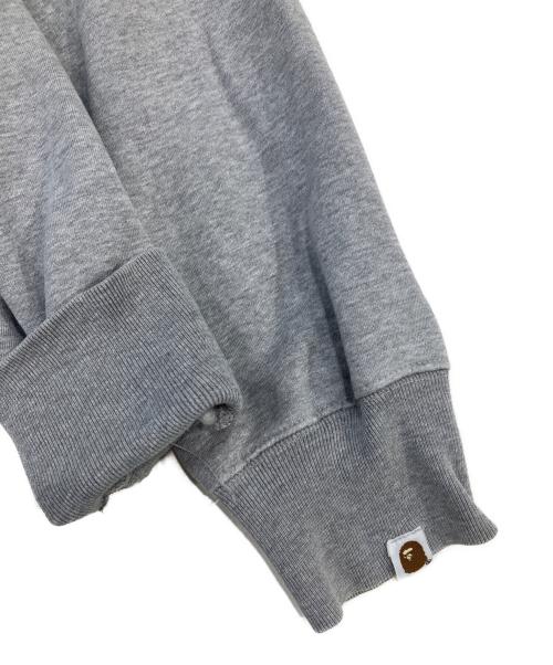 A BATHING APE（アベイシングエイプ）A BATHING APE (アベイシングエイプ) プリントパーカー グレー サイズ:SIZE Lの古着・服飾アイテム