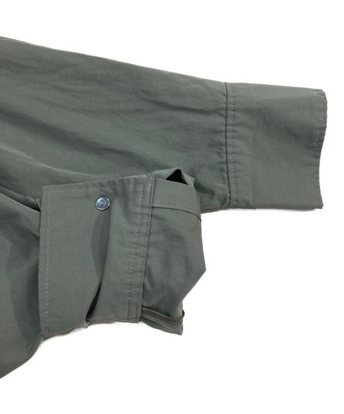 MOGA（モガ）MOGA (モガ) ハイカウントタフタシャツワンピース グリーン サイズ:SIZE1の古着・服飾アイテム