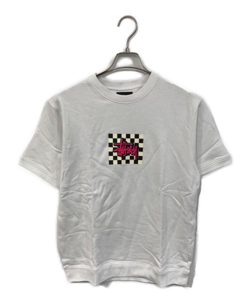 stussy（ステューシー）stussy (ステューシー) プリントTシャツ ホワイト サイズ:SIZE M 未使用品の古着・服飾アイテム