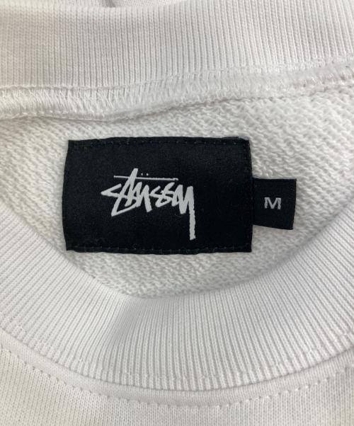 stussy（ステューシー）stussy (ステューシー) プリントTシャツ ホワイト サイズ:SIZE M 未使用品の古着・服飾アイテム