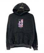90909090）の古着「Pokemon Mew & Mewtwo Hoodie/ポケモン 　ミュウ＆ミュウツー　フーディー」｜ブラック