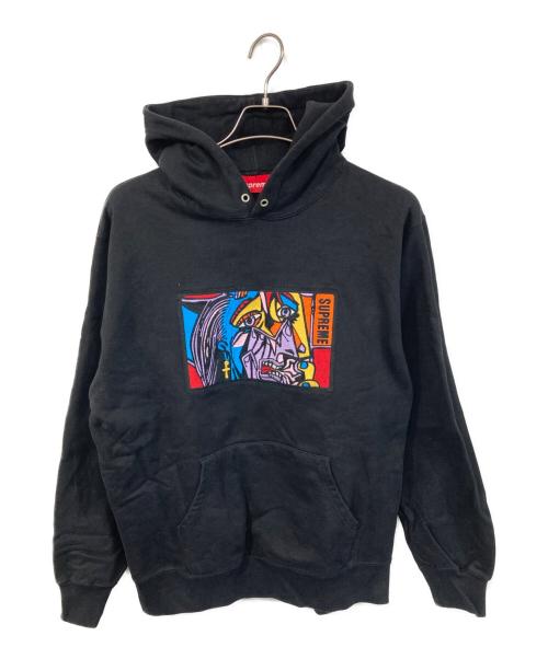 SUPREME（シュプリーム）SUPREME (シュプリーム) Chainstitch Hooded Sweatshirt ブラック サイズ:SIZE Lの古着・服飾アイテム