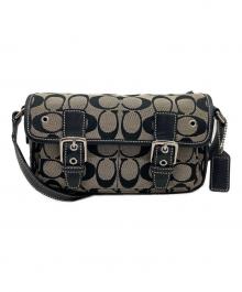 COACH（コーチ）の古着「ショルダーバッグ」｜ホワイト×ブラック