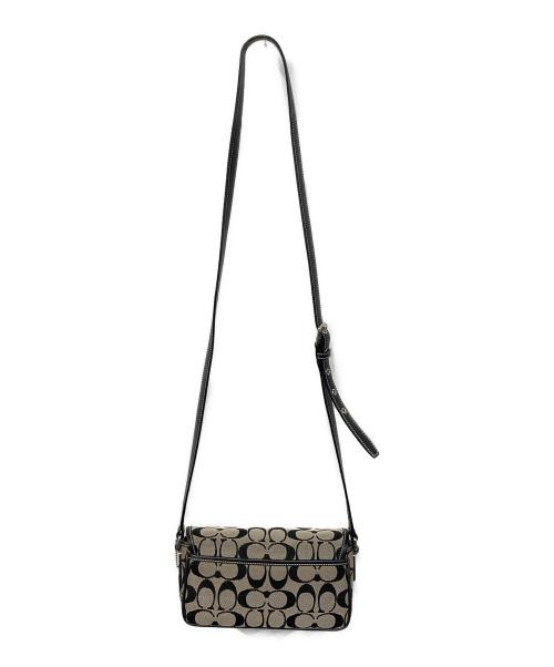 COACH（コーチ）COACH (コーチ) ショルダーバッグ ホワイト×ブラックの古着・服飾アイテム