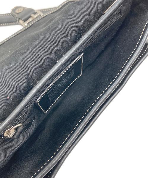 COACH（コーチ）COACH (コーチ) ショルダーバッグ ホワイト×ブラックの古着・服飾アイテム