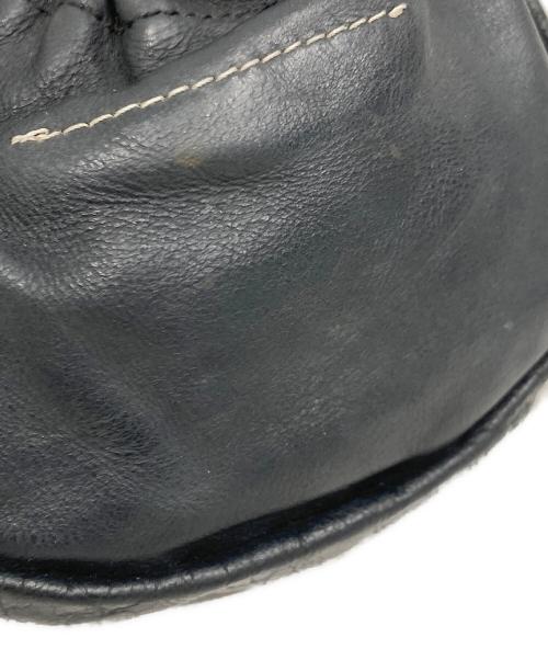 Martin Margiela 6（マルタンマルジェラ 6）Martin Margiela 6 (マルタンマルジェラ 6) レザーポーチ ブラックの古着・服飾アイテム