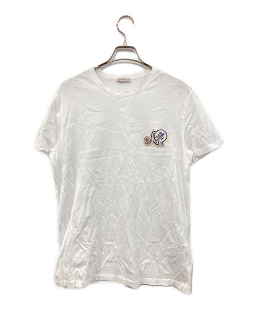 MONCLER（モンクレール）MONCLER (モンクレール) MAGLIA T-SHIRT/マリアTシャツ ホワイト サイズ:SIZE Lの古着・服飾アイテム