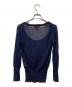 Vivienne Westwood RED LABEL (ヴィヴィアンウエストウッドレッドレーベル) シアーニット ネイビー サイズ:SIZE XS：8000円
