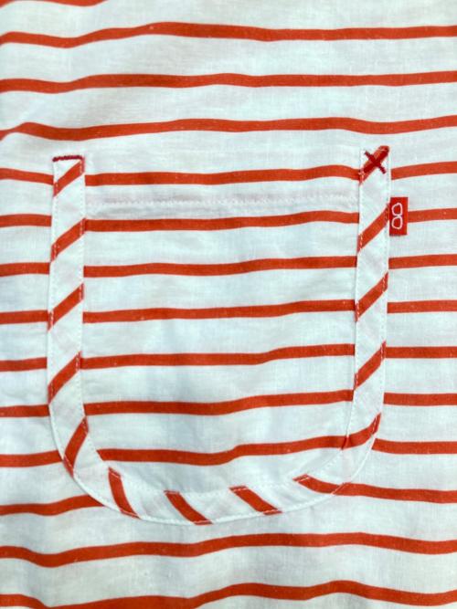 KAWATANI SHIRT（カワタニシャツ）KAWATANI SHIRT (カワタニシャツ) ボーダーシャツ レッド サイズ:SIZE Sの古着・服飾アイテム