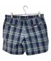 BROOKS BROTHERS (ブルックスブラザーズ) コットン シアサッカー マドラスチェック プレーンフロント 7inショーツ ネイビー サイズ:W34 未使用品：7000円
