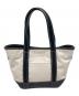PORTER GIRL (ポーターガール) BOYFRIEND TOTE  TOTE BAG/ボーイフレンド トート トートバッグ ホワイト×ブラック：10000円