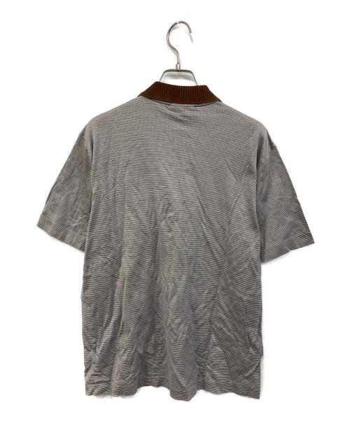 CELINE（セリーヌ）CELINE (セリーヌ) ロゴポロシャツ ブラウン サイズ:SIZE Mの古着・服飾アイテム