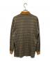 Christian Dior (クリスチャン ディオール) ボーダーポロシャツ ブラウン サイズ:SIZE M：5000円