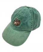 FILSONフィルソン）の古着「WASHED LOW PROFILE CAP/ウォッシュド ロー プロファイル キャップ」｜グリーン
