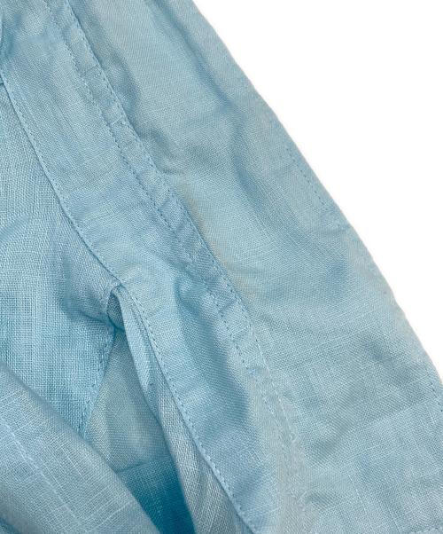 NORMANDY LINEN（ノルマンディーリネン）NORMANDY LINEN (ノルマンディーリネン) リネンシャツ ブルー サイズ:SIZE Lの古着・服飾アイテム