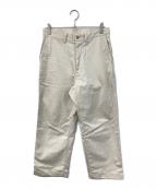 nanamicaナナミカ）の古着「Wide Straight Chino Pants/ワイド ストレート チノパンツ」｜ベージュ