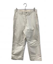 nanamica（ナナミカ）の古着「Wide Straight Chino Pants/ワイド ストレート チノパンツ」｜ベージュ