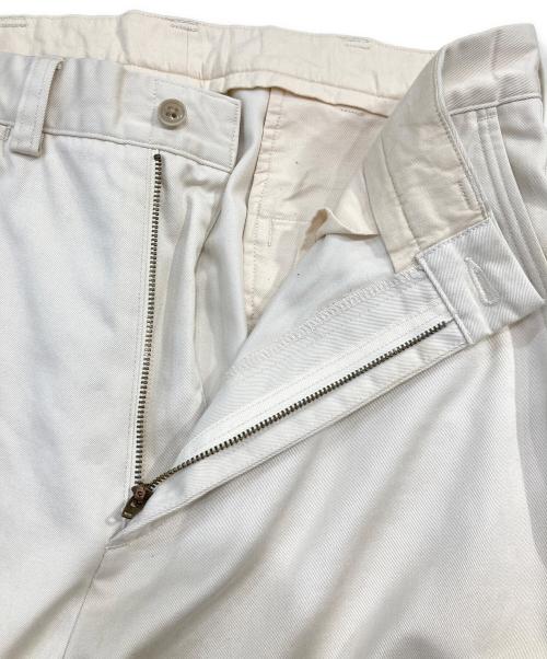 nanamica（ナナミカ）nanamica (ナナミカ) Wide Straight Chino Pants/ワイド ストレート チノパンツ ベージュ サイズ:SIZE 32の古着・服飾アイテム