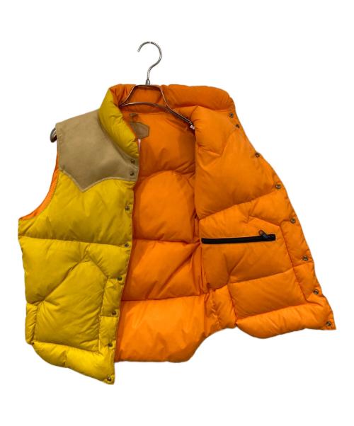 RockyMountainFeatherBed（ロッキーマウンテンフェザーベッド）RockyMountainFeatherBed (ロッキーマウンテンフェザーベッド) ダウンベスト イエロー サイズ:SIZE 38の古着・服飾アイテム