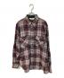 WOOLRICH（ウールリッチ）の古着「ウールチェックシャツ」｜グレー×レッド