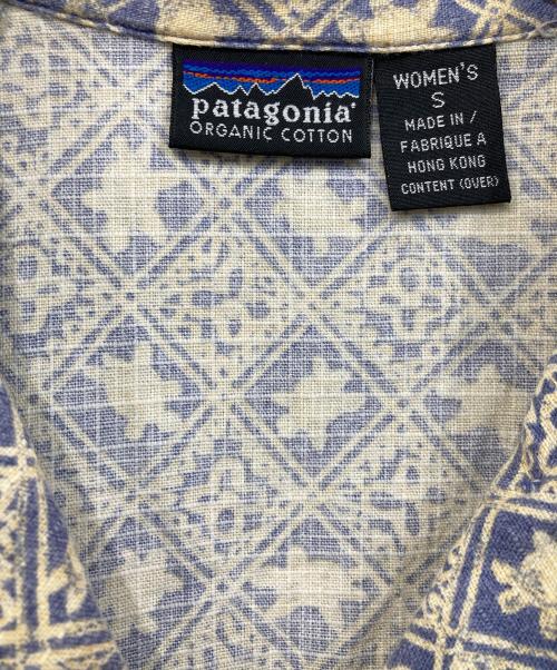 Patagonia（パタゴニア）Patagonia (パタゴニア) ORGANIC COTTON ACshirt ネイビー×ベージュ サイズ:Sの古着・服飾アイテム