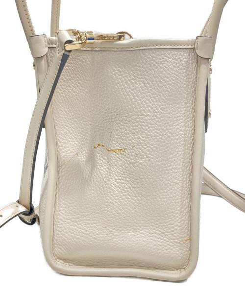 Kate Spade（ケイトスペード）Kate Spade (ケイトスペード) 2WAY SMALL TOTEバッグ/ツーウェイ スモール トートバッグ ホワイトの古着・服飾アイテム
