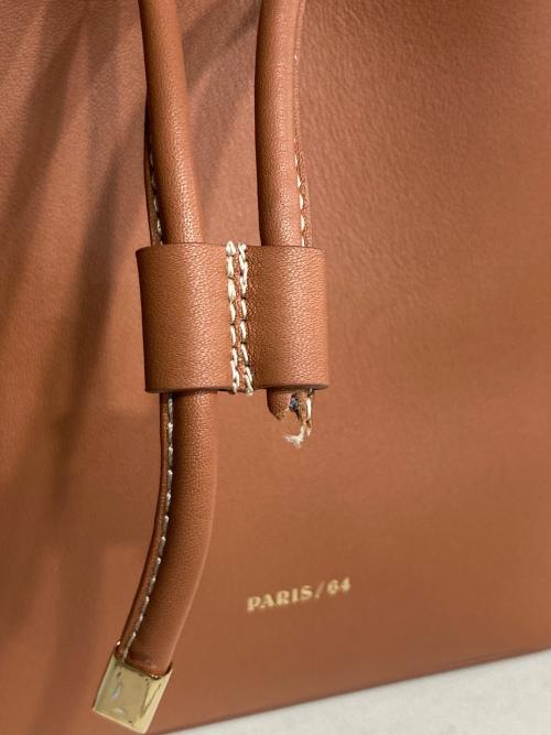 PARIS/64（パリ64）PARIS/64 (パリ64) Studio Cuero/スタジオ クエロ　 2way バッグ ブラウンの古着・服飾アイテム