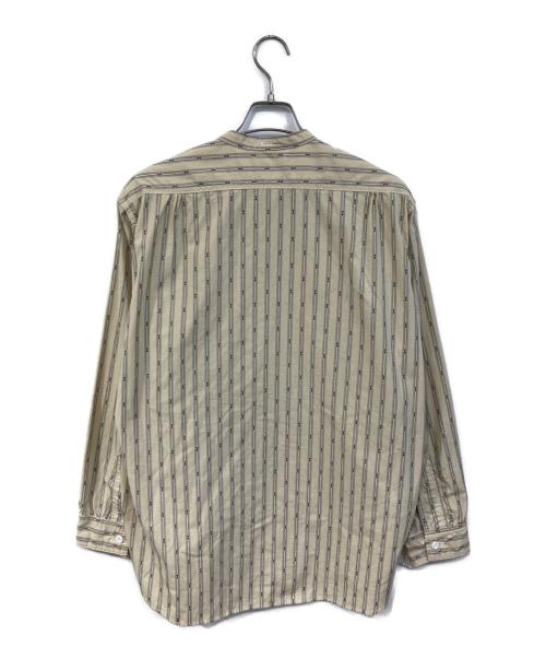 POST O'ALLS（ポストオーバーオールズ）POST O'ALLS (ポストオーバーオールズ) Band Collar Shirt/バンドカラーシャツ アイボリー サイズ:SIZE Mの古着・服飾アイテム