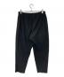 HOMME PLISSE ISSEY MIYAKE (オム プリッセ イッセイ ミヤケ) プリーツテーパードパンツ ブラック サイズ:SIZE 3：18000円