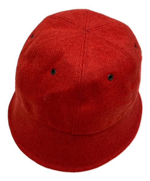 J.PRESS（ジェイプレス）J.PRESS (ジェイプレス) PUNCTUATION (パンクチュエイション) ソフトツイードハット レッドの古着・服飾アイテム