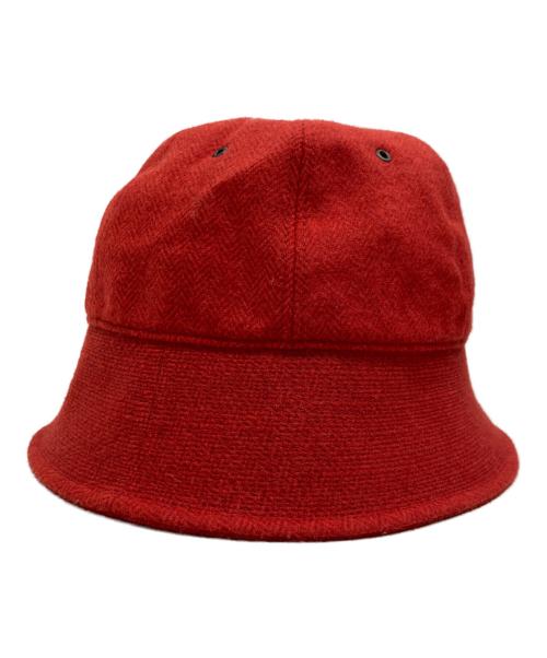 J.PRESS（ジェイプレス）J.PRESS (ジェイプレス) PUNCTUATION (パンクチュエイション) ソフトツイードハット レッドの古着・服飾アイテム