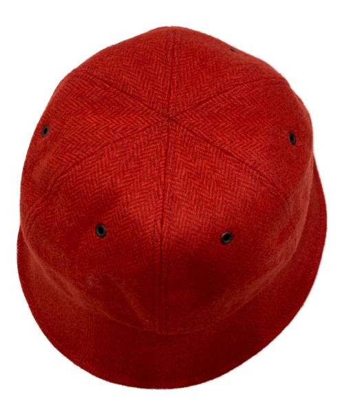 J.PRESS（ジェイプレス）J.PRESS (ジェイプレス) PUNCTUATION (パンクチュエイション) ソフトツイードハット レッドの古着・服飾アイテム