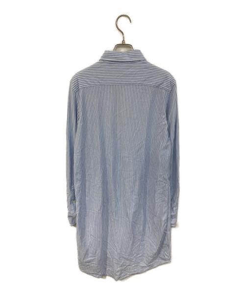 RALPH LAUREN（ラルフローレン）RALPH LAUREN (ラルフローレン) KNIT OXFORDシャツワンピース ブルー サイズ:SIZE Lの古着・服飾アイテム